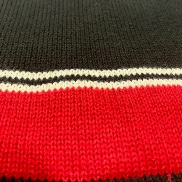 Vintage floral embroidered red button down cardigan sweater cotton blend | LP - Picture 7 of 7